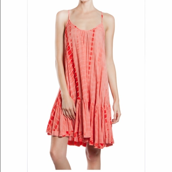 And’Or Red Crinkle Tie- Dye Sundress - Picture 6 of 6